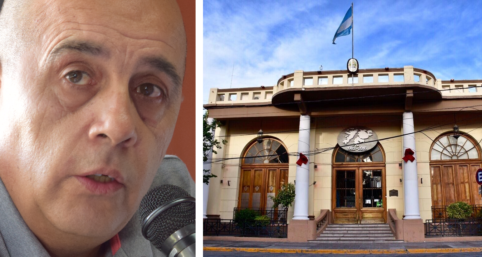Rubén Cáceres y el Municipio